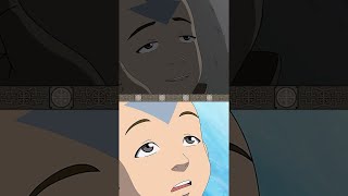 Katara & Aang: Then vs Now 💙 #Kataang | Avatar #Shorts