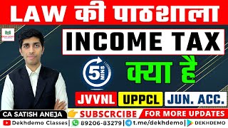 Income Tax Introduction Summary !! UPPCL Accounts, Ukpsc Accounts Assistant, Jvvnl Junior Accountant