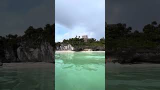 Tulúm ruins from the water