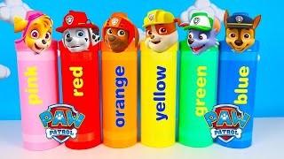 PAW PATROL y Ellie Sparkles aprenden a colorear