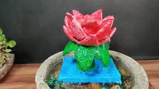 How to make wonderful waterfall fountain water fountain very easy