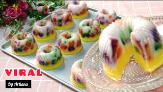 CANTIK & KEKINIAN ‼️ RESEP PUDING MOZAIK, LARIS BUAT IDE JUALAN, Super Segar ~ @arlianachannel8416