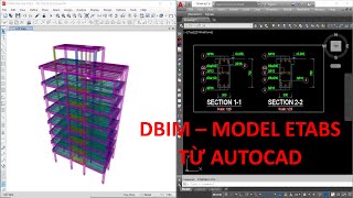 Modeling Etabs from Autocad | DBIM