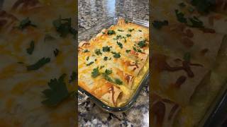 Macro Friendly Honey Lime Chicken Enchiladas