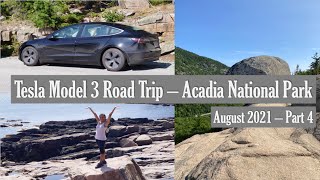 Exploring Acadia National Park in a Tesla