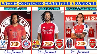 🚨 CALAFIORI TO ARSENAL ✅ WILLIAMS & KOUNDE LOADING, OLISE TO BAYERN✅ | SUMMER TRANSFER UPDATES 2024🔥