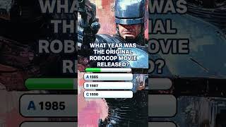 Only a True RoboCop Fan Can Get 10/10 on This Quiz! #robocop #80smovies   #cinephilequiz #retro