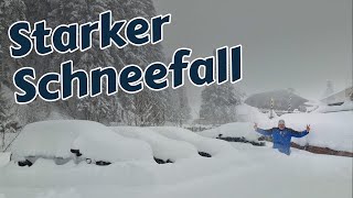 STARKSCHNEEFALL und SCHNEEMASSEN in den Alpen und dem Bayerischen Wald | Unwetter 2023