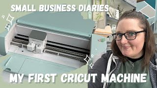 Small Business Diaries Vlog | Unboxing, calibrating and setting up the Cricut Explore 3