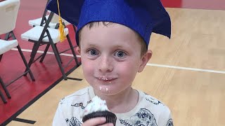 Jameson’s Pre-K Graduation and Games at Incredible pizza to celebrate