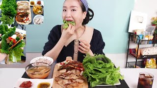 [집밥먹방] 아침엔 삼겹살이지! 나홀로 삼겹살먹방/samgyeopsal mukbang