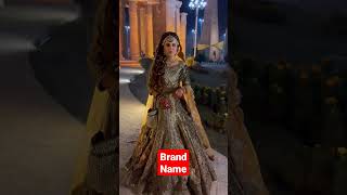 Dulhan Apny dress, makeup aur jewelry ky Brand bta rahi ha #shorts #dulhan #wedding #video