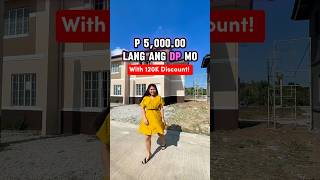 With 120K Discount! Duplex Home with own carport! 5k lang may bahay ka na! #chiarapepito #housetour