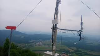 Panoramic Wiev of Ljubljana from the Summit of Mt. Saint Marry + Lucky Fingers extra :P