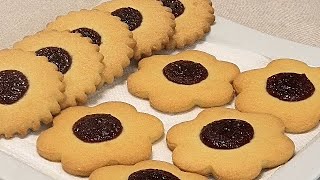 Песочные КОРЖИКИ С ПОВИДЛОМ .Все секреты песочного теста/Shortbread with jam