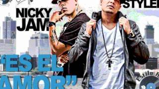 Nicky Jam ft Alberto Style-Es el Amor letra lyrics