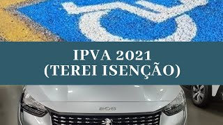 IPVA 2021, terei isenção em SP?♿