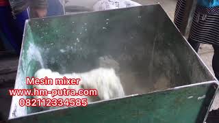 Mesin mixer pengaduk tepung aci cireng