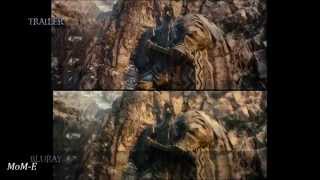 The Hobbit: The Desolation Of Smaug - Comparison Between Trailers And Blueray Edition