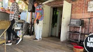 LIGHTNIN MALCOLM & WATERMELON SLIM live Bluesberry Cafe CLARKSDALE 7/9/2024 4,27