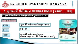 Labour Copy Scheme | मजदूर कॉपी | मुख्यमंत्री पंजीकरण प्रोत्साहन योजना | HBOCW Board Beneficiary