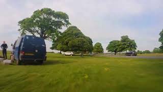 FPV Drone Flight Happymodel Crux 35 and Insta Go 2 over Beverley Westwood.