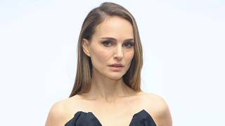 Natalie Portman Debuted a Curly Copper Lob for Fall in a Plunging Velvet Gown