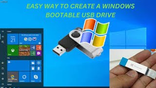 How to create a Windows bootable USB Drive