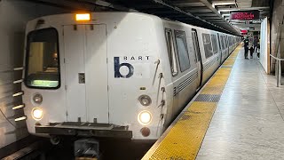 Bay Area Rapid Transit 1987-1990 Alstom C1 car 394 on the Blue line