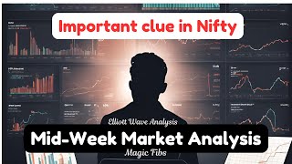 Important Clue in Nifty | Don't miss | Midweek Market Analysis | Elliott wave | Magic fibs