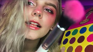 ASMR Best Friend Does Your Makeup | Positive Energy & Whisper Rambles