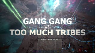 ARK Official PVP - GANG GANG vs BLDX / N1S / PISTOLE / AG / TPG / HYDRA / AND OTHERS KIBBLE TRIBES