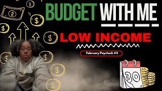 How I Budget My Weekly Paycheck | Low Income | February 2024 | Week 4