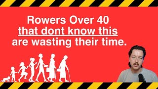 Over 40s! Dont follow this advice. Do this instead. (you are wasting your training time)