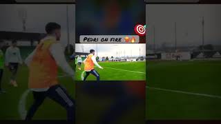 Pedri on FIRE😳 in Spain training|#shorts #spain #pedri