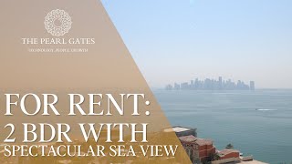 For Rent: 2 BDR with Spectacular sea view | The Pearl Gates