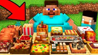 Así ENGORDE Con COMIDA DELICIOSA En MINECRAFT