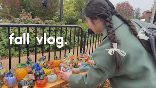 Glass Pumpkin Patch Vlog • fall color festival, glass blowing demos, autumn leaves