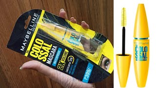 Maybelline New York the Colossal Mascara || Review + Demo || Waterproof || 2X Volume || Up to 12H