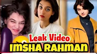 Imsha Rehman Full video #leaked #hareemshah #imsha #tiktok #tiktokviral #minahilmalik #