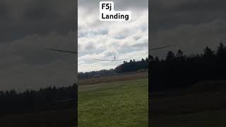 F5j glider contest landing 😀