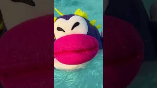 Yoshi's Vacation 5! [WATCH FULL VIDEO] #marioplush #yoshi #poolparty #marioplushvideo #funny #shorts