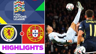 Portugal x Escócia (0-0) Résumo | Liga das Nações da UEFA | portugal vs scotland