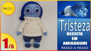 RECEITA AMIGURUMI TRISTEZA DIVERTIDAMENTE | PARTE 1/5