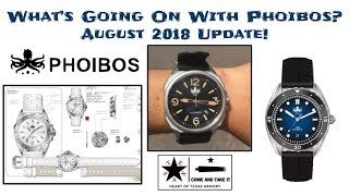 What's Happening with Phoibos - August 2018 Update!  Ladies Dive Watch?!?!