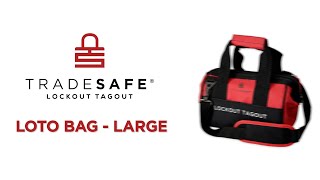 Lockout Tagout Bag - LOTO Tool Bag Organizer Large | TRADESAFE