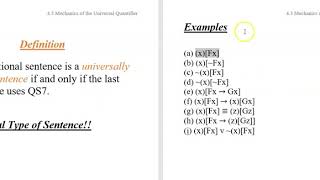 4.3d Quantificational Symbolization 3: Mechanics of the Universal Quantifier