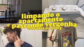 Limpando o Apartamento da Moradia Universitária UFMG | A vergonha!