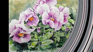 Overview of watercolor paintings by Hedwig's Art