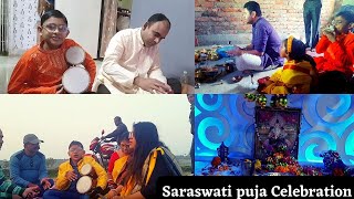 সরস্বতী পুজোয় দারুন মজা হলো | Saraswati puja vlog | DineIn